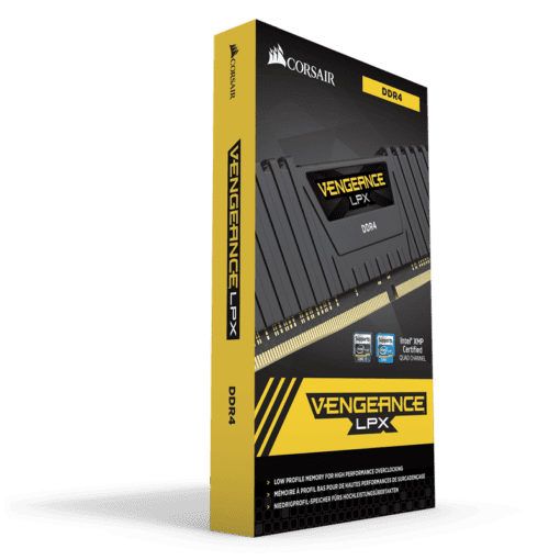 CORSAIR Vengeance LPX Memory Kit - Black, 16GB (1 x 16GB) DDR4, 3200MHz CL16 (CMK16GX4M1E3200C16)
