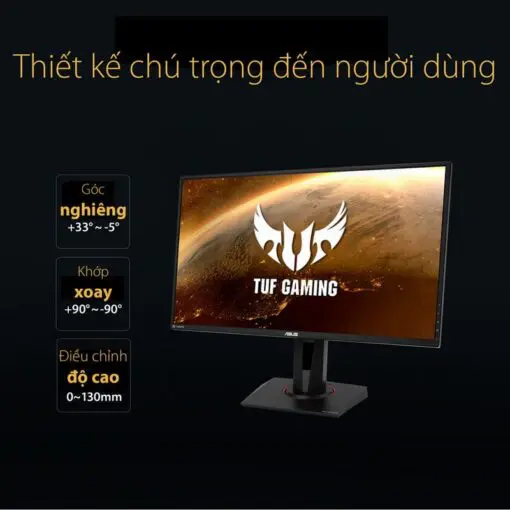 ASUS TUF VG27AQ Gaming Monitor - 27 inch, WQHD, 165Hz, IPS Panel, G-SYNC Compatible