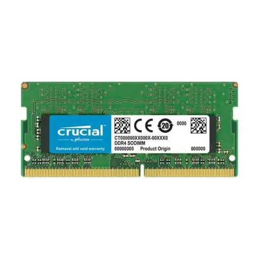 Crucial SODIMM Laptop Memory Kit - 8GB (1x8GB) DDR4, 2400MHz, CL17 (CT8G4SFS824A)