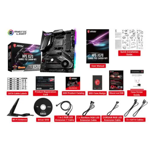 MSI X570 GAMING PRO CARBON WIFI Mainboard
