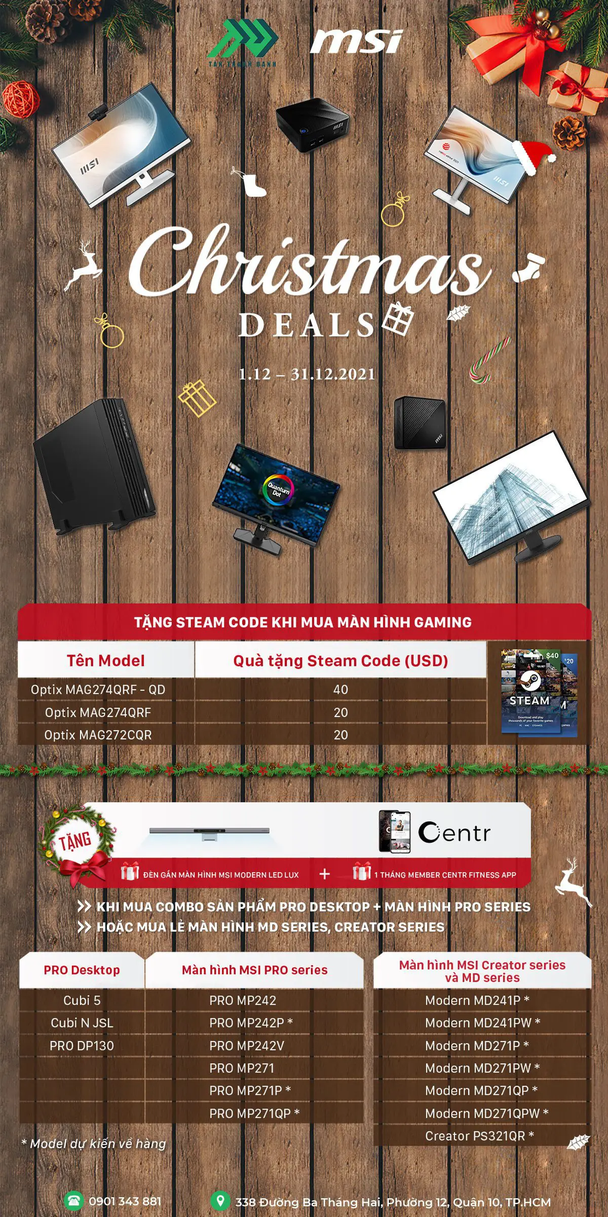 Christmas Deals MSI 2021 1 TTD Promotion 202112 MSIChristmasDeal Content