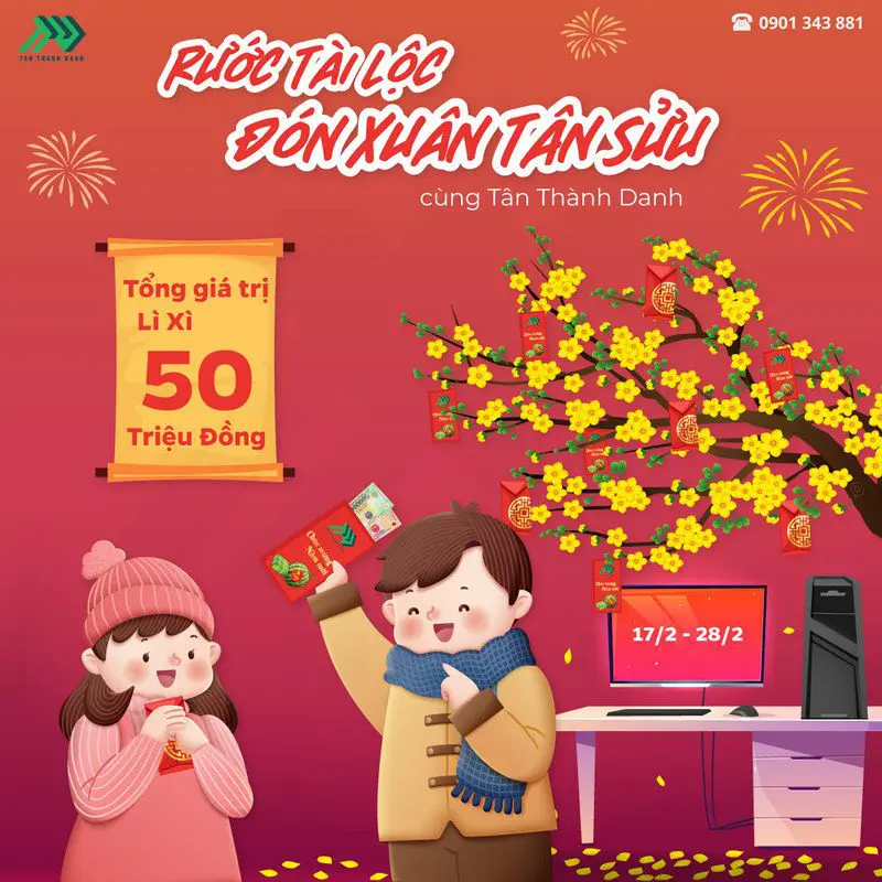 Rước Tài Lộc đón Xuân Tân Sửu cùng Tân Thành Danh 1 TTD Promotion 2021 XuanTanSuuRuocTaiLoc Details