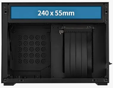 Lian Li A4-H2O A4 - Silver, iTX Case 29 a4h2o 007