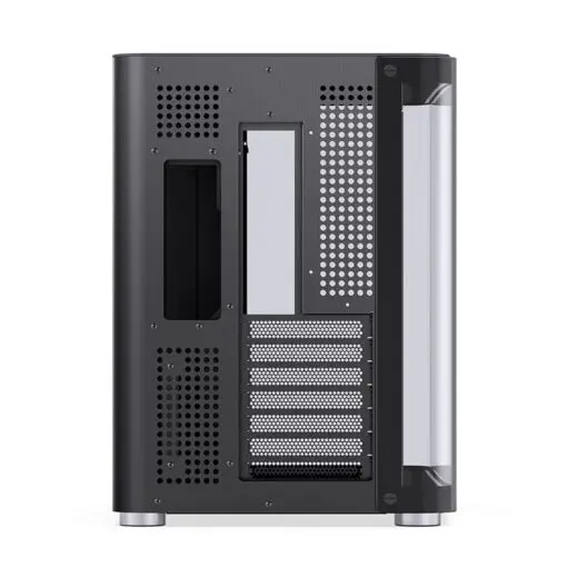 Jonsbo TK-2 Black Mid Tower Case - Hyperboloid Glass Design, Mid-Tower, Support BTF MB + 360 AIO