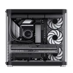 Jonsbo TK-2 Black Mid Tower Case - Hyperboloid Glass Design, Mid-Tower, Support BTF MB + 360 AIO 39 2023112833391
