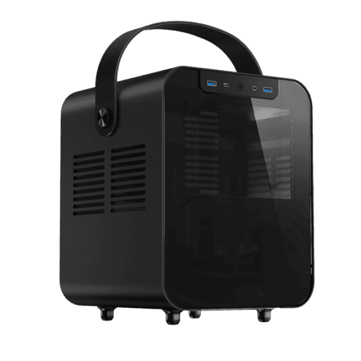 Jonsbo BO 100 Black Portable, Mini-ITX Case - Tempered Glass, Aluminum