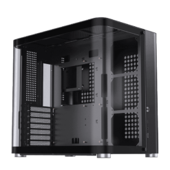 Jonsbo TK-2 Black Mid Tower Case - Hyperboloid Glass Design, Mid-Tower, Support BTF MB + 360 AIO