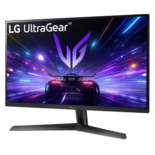 LG 27GS60F-B Ultragear Gaming Monitor - 27 inch FHD (1920 x 1080), 180Hz, IPS 1ms (GtG), HDR10, sRGB 99% (Typ.), NVIDIA® G-SYNC® Compatible, AMD FreeSync™