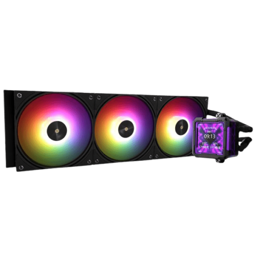 THERMALRIGHT Frozen Warframe Pro 360 ARGB Black AIO Liquid CPU Cooler - Black, 360mm Radiator, ARGB, AM5-LGA1700 compatible