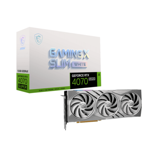 MSI GeForce RTX 4070 SUPER 12G GAMING X SLIM WHITE Graphics Card