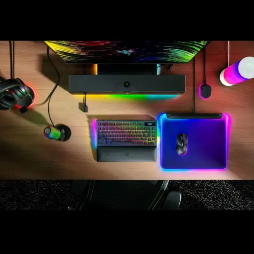 Razer BlackWidow V4 Pro 75% Wireless Gaming Mechanical Keyboard - OLED Display, Hot-swappable, True 4K Hz Wireless, Bluetooth 5.1, Razer™ Orange Tactile Switches Gen‑3