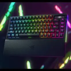 Razer BlackWidow V4 Pro 75% Wireless Gaming Mechanical Keyboard - OLED Display, Hot-swappable, True 4K Hz Wireless, Bluetooth 5.1, Razer™ Orange Tactile Switches Gen‑3 16 RAZER BLACKWIDOW V4 PRO 75 WIRELESS pic 3