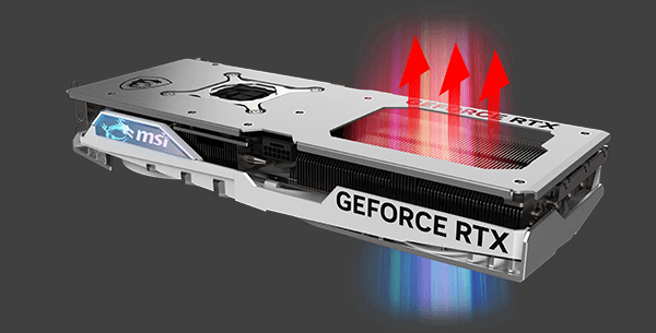 MSI GeForce RTX 4070Ti SUPER 16G GAMING X SLIM WHITE Graphics Card 59 infoDetail 1