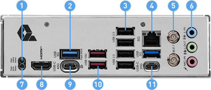 MSI PRO X870-P WIFI Mainboard 28 pd pro x870 p wifi connection