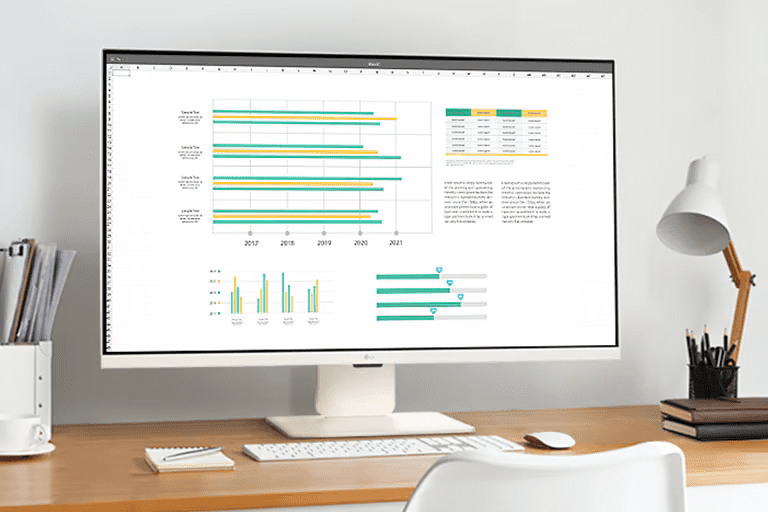 LG 32SR83U-W MyView Smart Monitor with webOS - 31.5 inch 4K UHD (3840 x 2160), IPS (3-side), DCI-P3 90%, 5ms, HDR 10 23 smart 32sr83u 04 1 2 home office