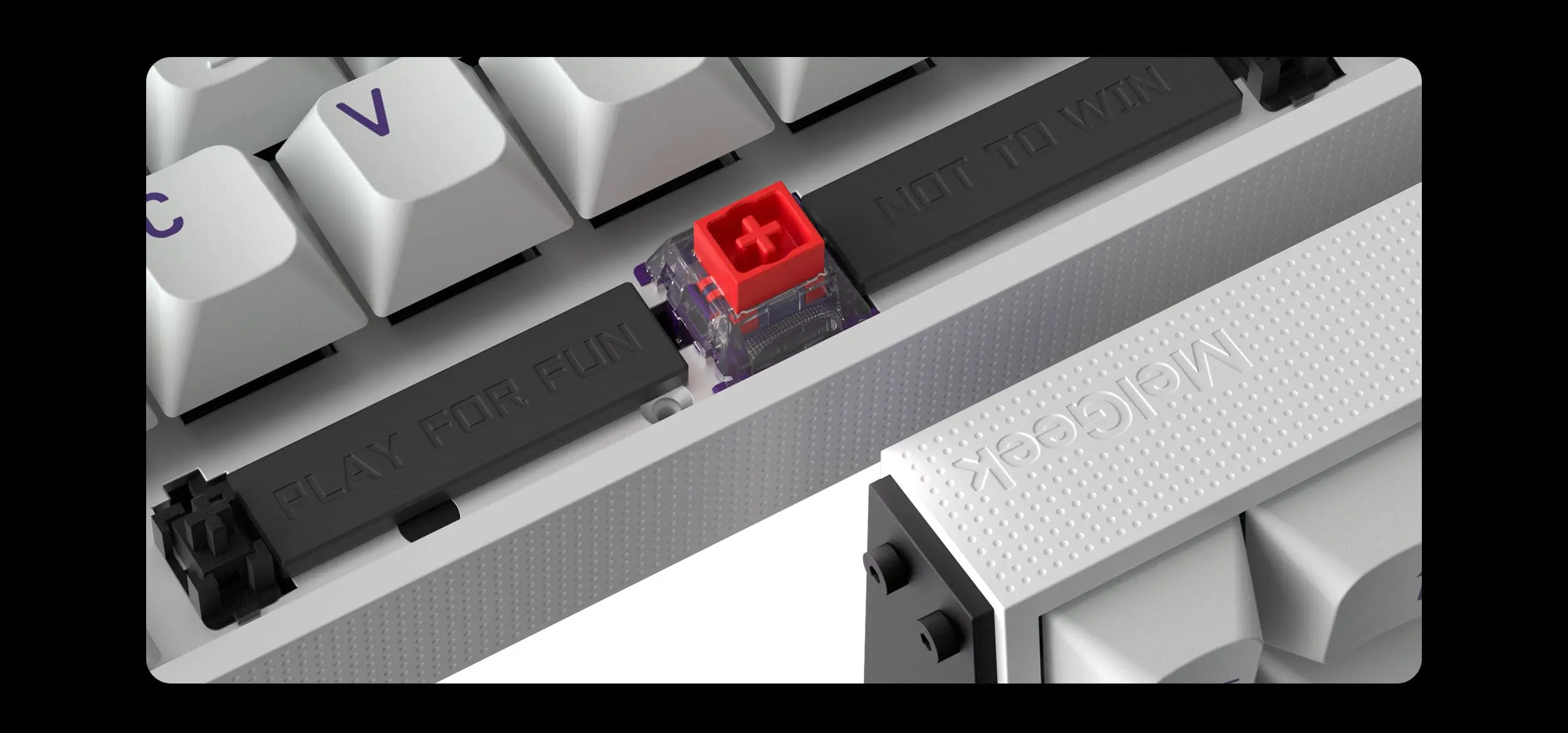 HE MelGeek Made68 Pro (Purple) Rapid Trigger Keyboard - 65%, Magnetic Switch 30 0 14