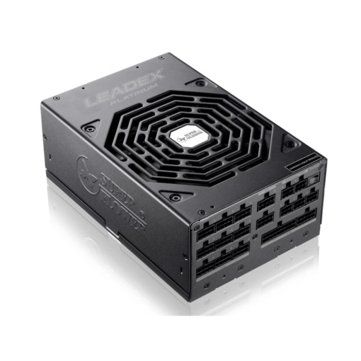 Super Flower Leadex Platinum 1600W PCIe5.0 (SF-1600F14HP) PSU - 1600W, Black, 80 Plus Platinum, Full Modular, 140mm Two-ball bearing fan