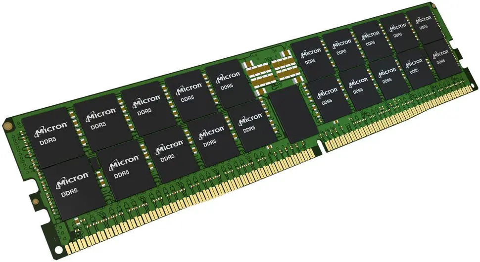 MICRON 16GB (1x16GB) 4800MHz CL40 DDR5 ECC R-DIMM Memory Kit - non heatsink, 1Rx8 16Gbit (MTC10F1084S1RC48BA1R) 9 3 1