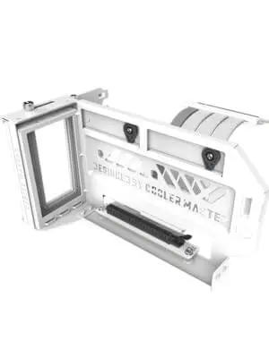 Cooler Master Universal Vertical Graphics Card Holder Kit V3 White - White, Premium Riser Cable PCI-E 4.0 x16-165mm 27 Cooler Master MasterAccessory Vertical GPU Card Holder Kit V3 White page 1