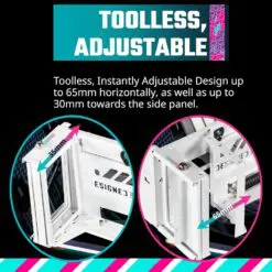 Cooler Master MasterAccessory Vertical GPU Card Holder Kit V3 White product 12