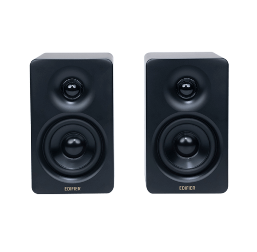 Edifier M60 Black 2.0 Compact Bookshelf Speakers - 66W (RMS) total, Bluetooth V5.3, USB-C, AUX inputs