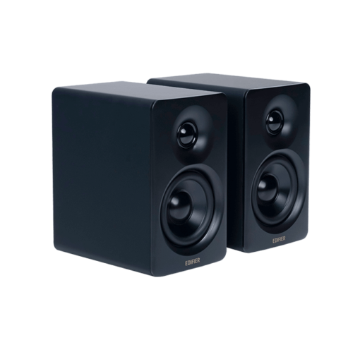 Edifier M60 Black 2.0 Compact Bookshelf Speakers - 66W (RMS) total, Bluetooth V5.3, USB-C, AUX inputs