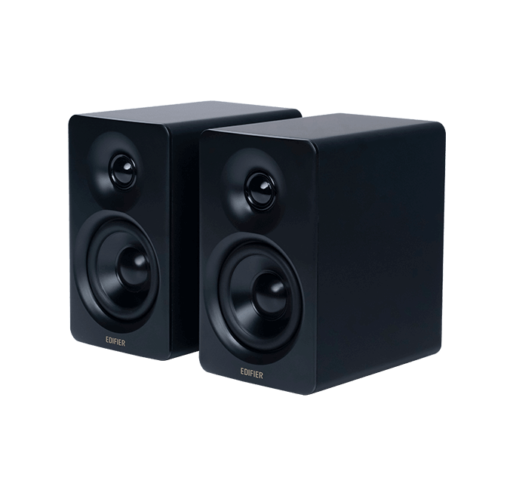 Edifier M60 Black 2.0 Compact Bookshelf Speakers - 66W (RMS) total, Bluetooth V5.3, USB-C, AUX inputs
