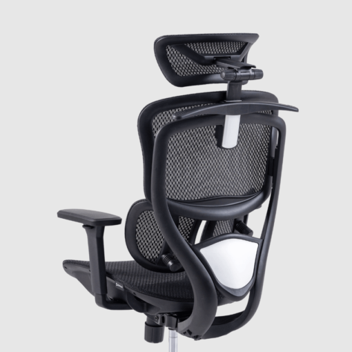 Gami Crom All Black Ergonomic Chair - tựa cổ HeadFlex 8D, tựa lưng Butterfit 2D, Multi Button, tay ghế 360 độ, lưới solidmesh USA