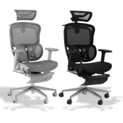 Gami Crom Carbon Edition Ergonomic Chair - màu Metal, tựa cổ HeadFlex 8D, tựa lưng Butterfit 2D, Multi Button, tay ghế 360 độ, lưới solidmesh USA