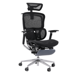 Gami Crom Pro Edition Ergonomic Chair - Khung hợp kim nguyên khối, lưng Carbon ngả 9 cấp độ, Mono Control, tay ghế 360 độ, lưới solidmesh USA, mâm Slideseat 3D Pro 21 Gami Crom Pro product Black 4
