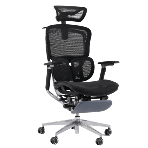Gami Crom Pro Edition Ergonomic Chair - Khung hợp kim nguyên khối, lưng Carbon ngả 9 cấp độ, Mono Control, tay ghế 360 độ, lưới solidmesh USA, mâm Slideseat 3D Pro