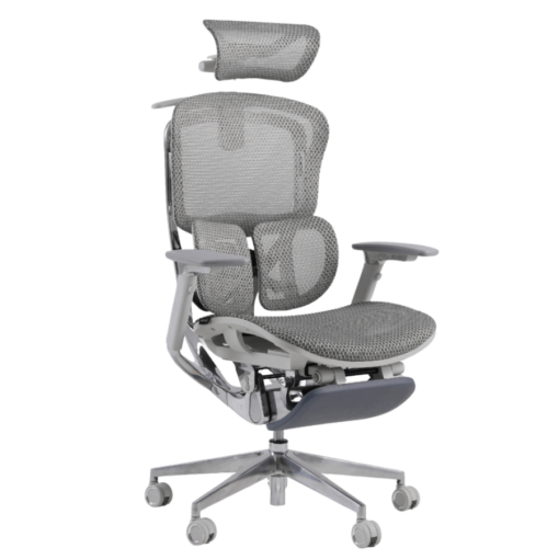 Gami Crom Pro Edition Ergonomic Chair - Khung hợp kim nguyên khối, lưng Carbon ngả 9 cấp độ, Mono Control, tay ghế 360 độ, lưới solidmesh USA, mâm Slideseat 3D Pro