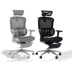 Gami Crom Pro Edition Ergonomic Chair - Khung hợp kim nguyên khối, lưng Carbon ngả 9 cấp độ, Mono Control, tay ghế 360 độ, lưới solidmesh USA, mâm Slideseat 3D Pro