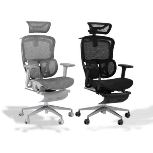Gami Crom Pro Edition Ergonomic Chair - Khung hợp kim nguyên khối, lưng Carbon ngả 9 cấp độ, Mono Control, tay ghế 360 độ, lưới solidmesh USA, mâm Slideseat 3D Pro