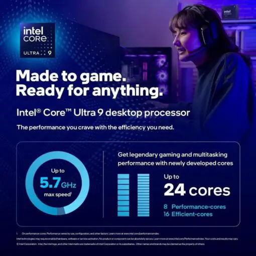 Intel Core Ultra 9 285K - Core Ultra 9 (Series 2) Arrow Lake Processor