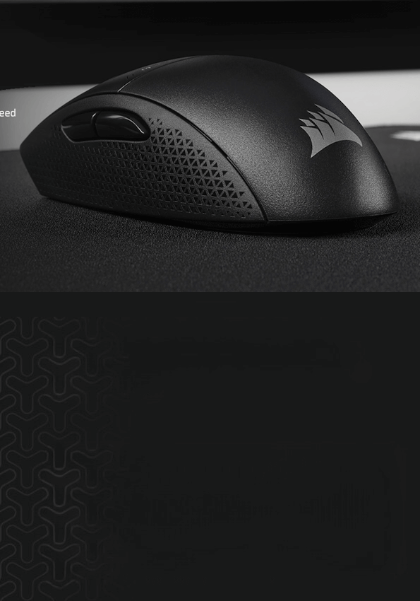 CORSAIR M55 Wireless Lightweight Gaming - Black, 24000 DPI, 2.4GHz & Bluetooth, Long-Lasting Battery Life, Six Programmable Buttons, Textured Side Grips 59 M55 wl mb 5