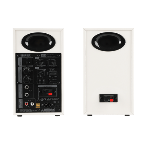 Edifier MR3 White 2.0 Powered Studio Monitor Speakers System - 18W x 2 (RMS) total, Bluetooth V5.4
