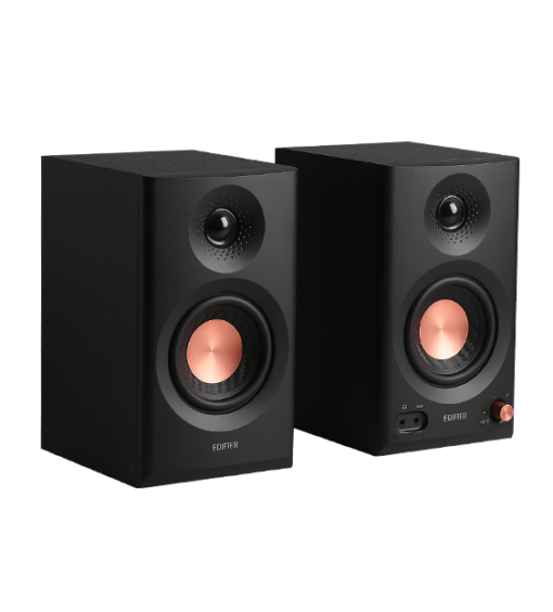 Edifier MR3 Black 2.0 Powered Studio Monitor Speakers System - 18W x 2 (RMS) total, Bluetooth V5.4