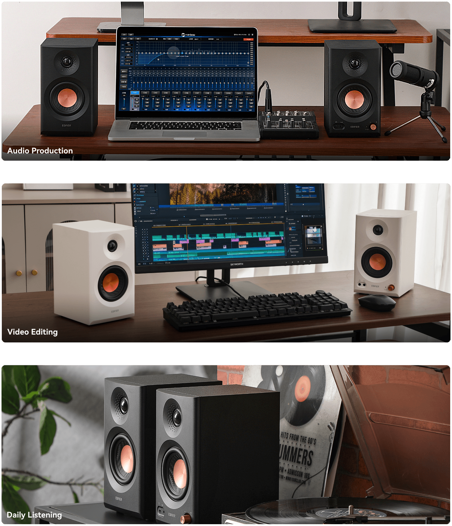 Edifier MR3 White 2.0 Powered Studio Monitor Speakers System - 18W x 2 (RMS) total, Bluetooth V5.4 21 MR3 page 5