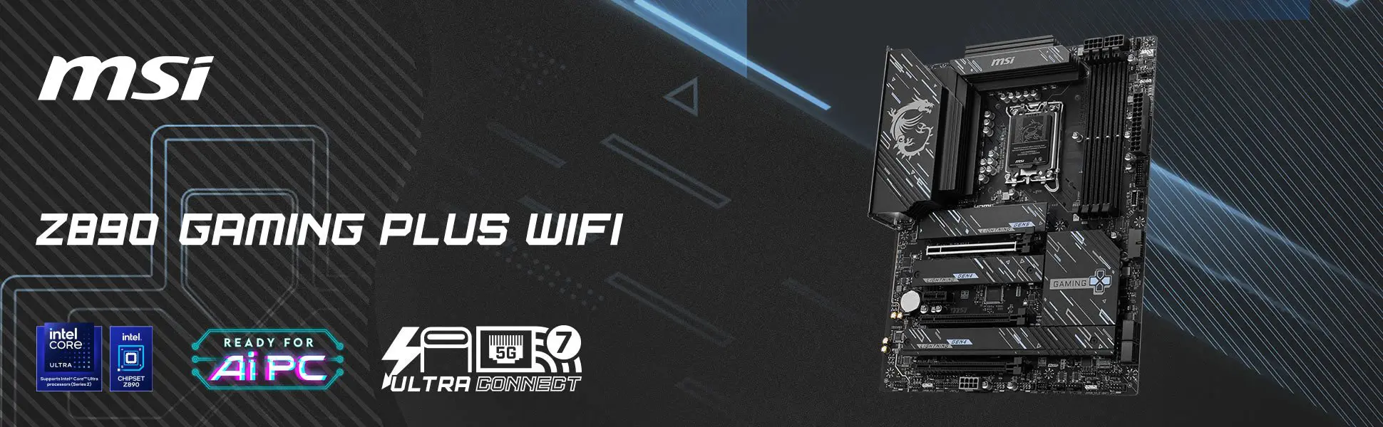 MSI Z890 GAMING PLUS WIFI Mainboard 10 MSI Z890 GAMING PLUS WIFI page 1