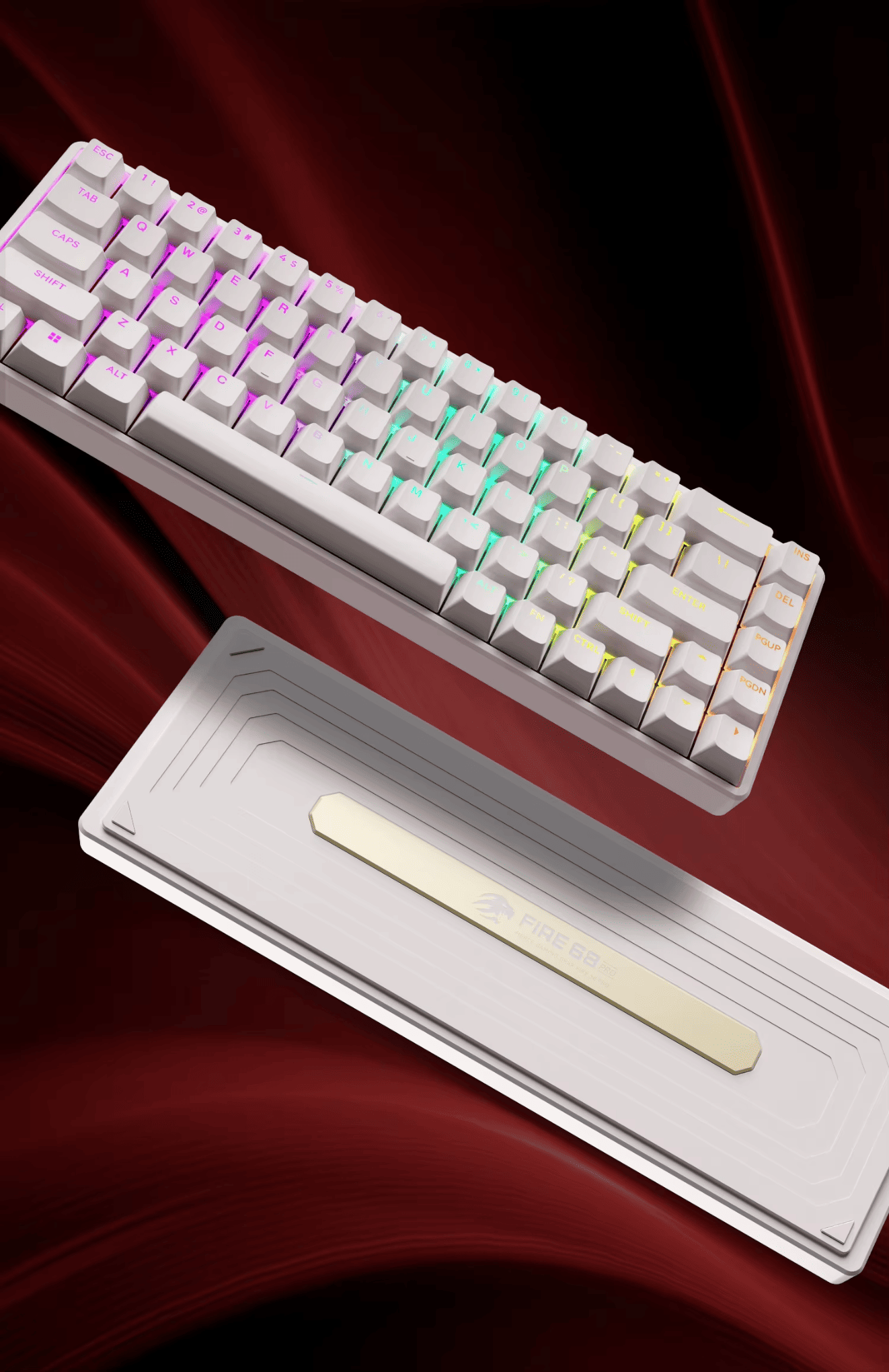 MadLion Fire68 Pro Black Gaming Keyboard - 8K Hz Wired, Magnetic Switch, Rapid Trigger RT0.04mm 11 MadLions Fire68 Series page 6