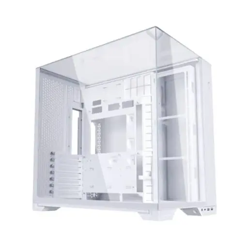 Lian Li O11 Vision Compact White Case - Aluminum, Steel, Tempered Glass ATX Mid Tower