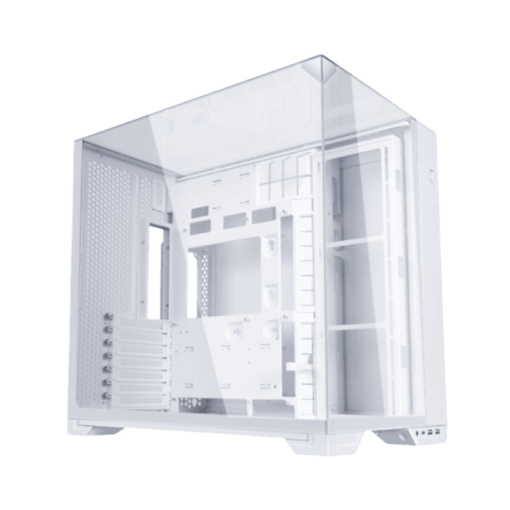 Lian Li O11 Vision Compact White Case - Aluminum, Steel, Tempered Glass ATX Mid Tower