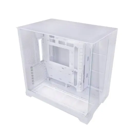 Lian Li O11 Vision Compact White Case - Aluminum, Steel, Tempered Glass ATX Mid Tower