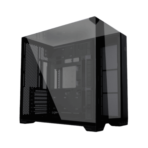 Lian Li O11 Vision Compact Black Case - Aluminum, Steel, Tempered Glass ATX Mid Tower