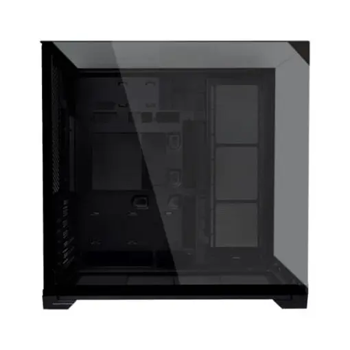 Lian Li O11 Vision Compact Black Case - Aluminum, Steel, Tempered Glass ATX Mid Tower