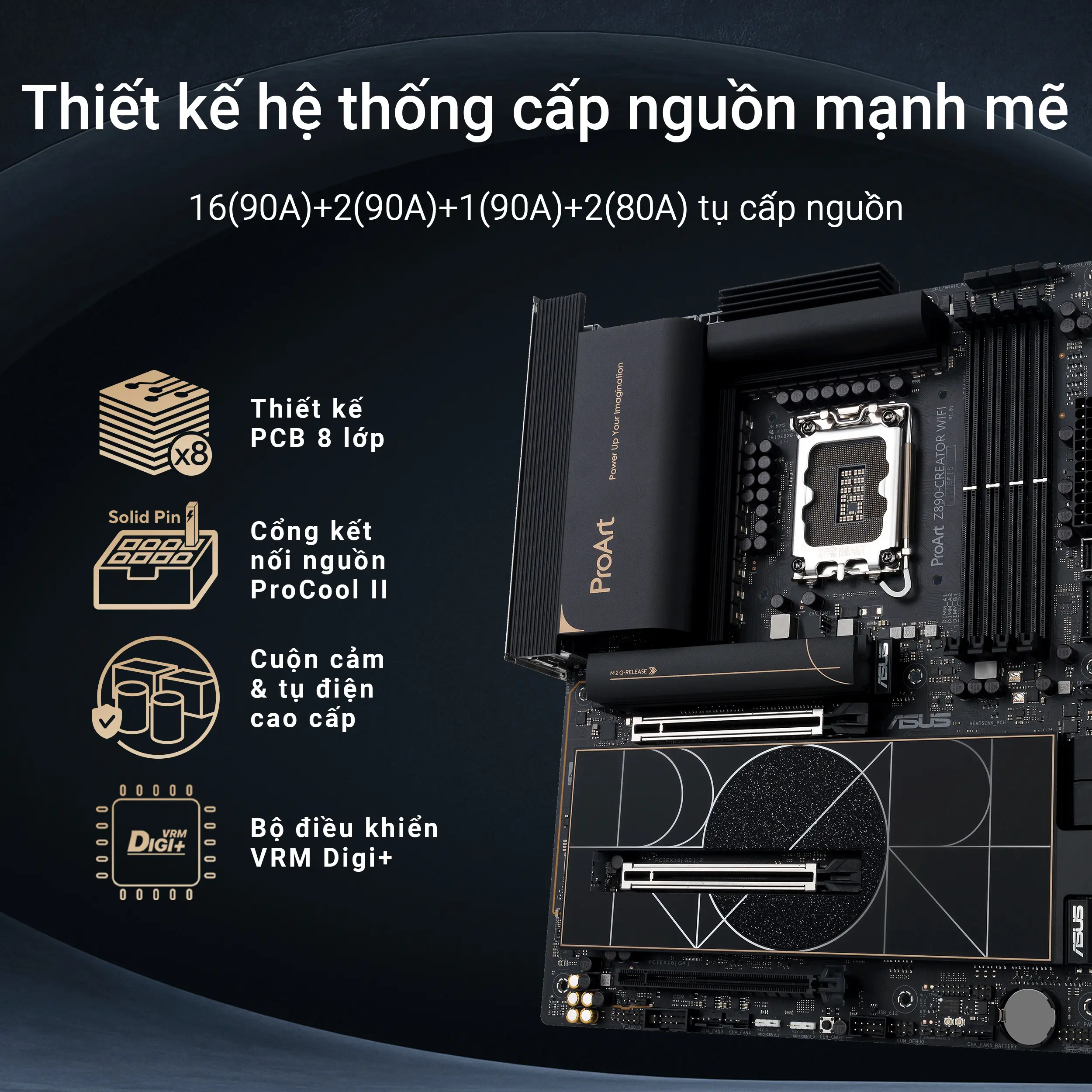 ASUS PROART Z890 CREATOR WIFI Mainboard 18 ProArt Z890.PT03