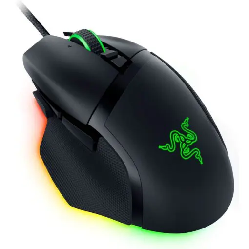 Razer Basilisk V3 35K Wired Gaming Mouse - Black, 35000 DPI Optical Sensor Gen-2. Chroma RGB, HyperScroll Tilt Wheel, Optical Switches Gen 3