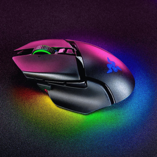 Razer Basilisk V3 Pro 35K Wireless Gaming Mouse - Black, 35000 DPI, Chroma RGB, HyperScroll Tilt Wheel