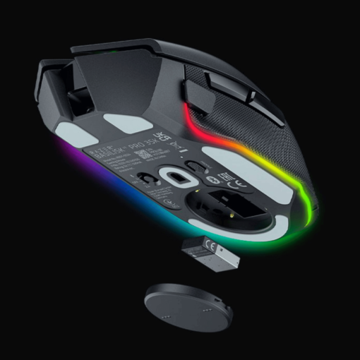 Razer Basilisk V3 Pro 35K Wireless Gaming Mouse - Black, 35000 DPI, Chroma RGB, HyperScroll Tilt Wheel